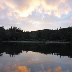 Sunset in Reid Harbor