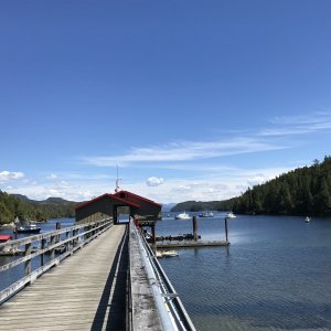 Hakai Institute dock