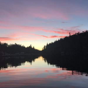 Calm anchorage