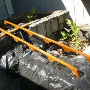 New handrails urethaned to Sea Wolf standards
