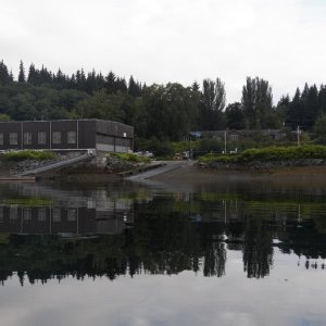 This is the old whaling station at Coal Harbor.  It is now used for working on float planes.