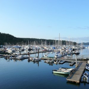 A calm Friday Harbor Marina Saturday evening May 16th