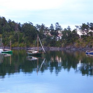 The annual small boat rendezvous was happening this weekend. If the C-dory was made of wood, and sail or human powered, I might have joined them!