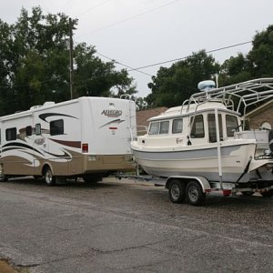 Gas mileage went up after I took the tower off the center of the boat.