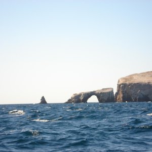 The arch at Anacapa Island.