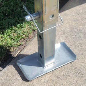 Original trailer foot had rusted out after 4 years, so I grabbed two more heavy duty replacements before they went out of stock.