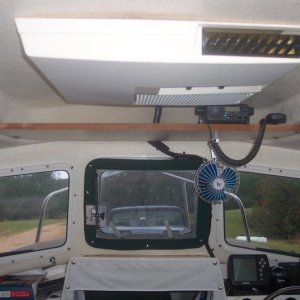 air conditioner (inside headroom)