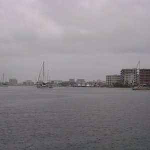 Destin,FL - harbor in the rain