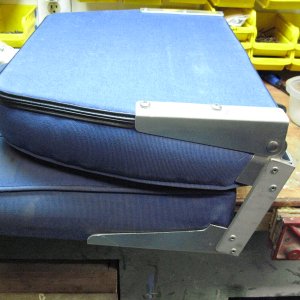 Seat lays flat now.