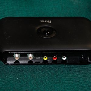 Arctec-Rear-Connectors: Simple RF connections from the TV antenna to the TV and Audio / Video Jacks as well.