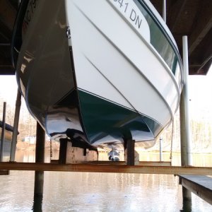 SML December-on lift above flood stage