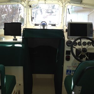 Ipad 2 located on the first mates side