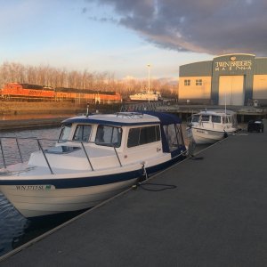 Arrived to find good company on a Friday night at TB