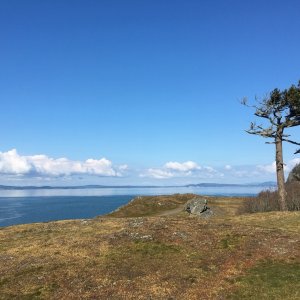 Looking over towards Lopez from Rosario Head