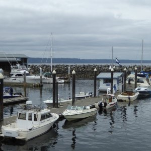 Docked at Edmonds waiting for winds to die down.