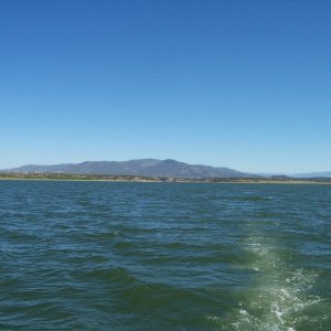 Looking north