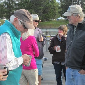 Yellowstone Lake gathering