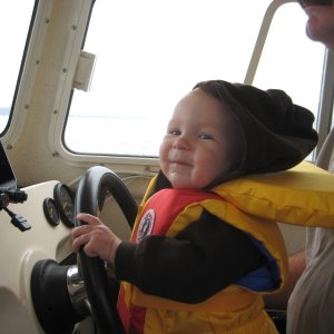 TR at the helm