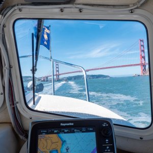 Golden Gate from helm