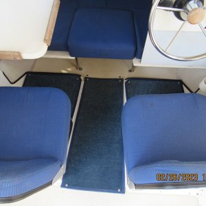 Carpet between seats