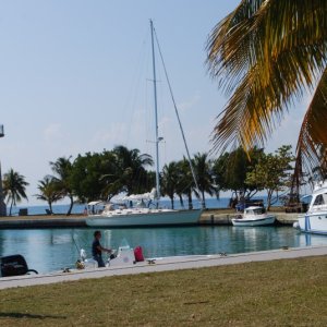 Seawall on Boca Chita Florida Keys