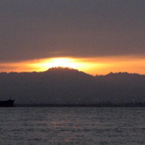 Sunrise on San Francisco Bay