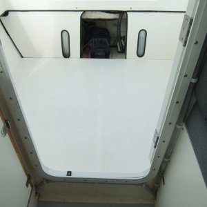 Cockpit view from cabin