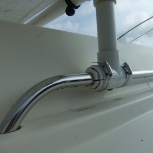 Forward sun shade frame