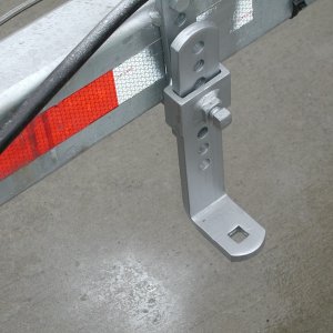 Equal-i-zer bracket for torsion bar.