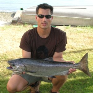 Summer of 05 Hood Canal king, at our cabin.