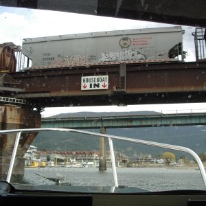 Approaching Sicamous, Shuswap Lake