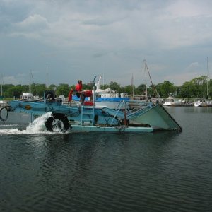 Weed eater Escanaba Harbor. Escanaba on Bay De Noc has good fishing for many species. Excellent destination to combine with Fayette.