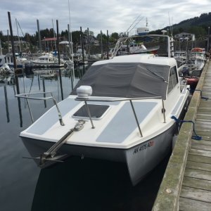 24' TomCat (Seldovia AK, July 2017), plus 3 other CDs in frame