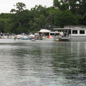 IMG 0209  Silver Glen Springs in SW corner of Lake George on Thursday morning of Memorial Day weekend.  I was told there would be 300 boats in the springs by Friday night.