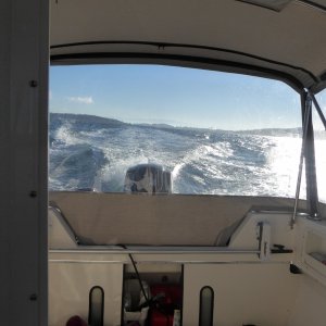 Approaching Rosario Strait from Guemes / Bellingham Channels.  Turned around shortly after entering Rosario Strait due to 3-4' whitecaps coming from the North, which is the direction I wanted to go. Turns out there was a SCA until 6 PM!