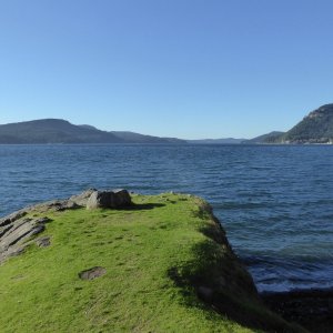 Tiny little point with panoramic view of East Sound