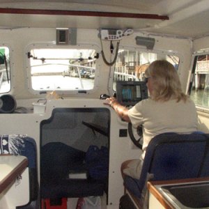 Heading out the canal