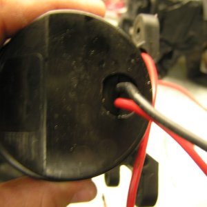 Lower point of motor housing is sealed w/ an o-ring but the top is not; the wires/plug allow water into the motor housing, resulting in corrosion and another burnt pump.