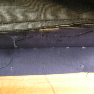 Helm seat; close up.