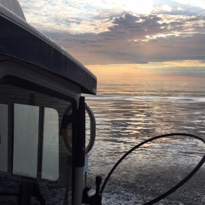 Up for a Lake Superior sunrise.