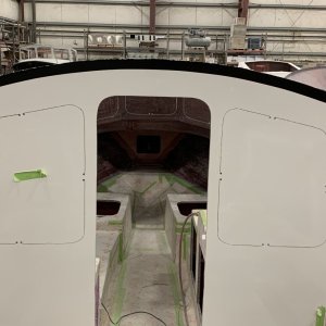 Bulkhead View of the hardtop seam