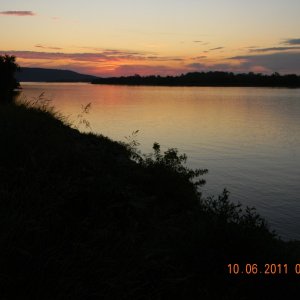 Arkansas River mile 230 sunrise