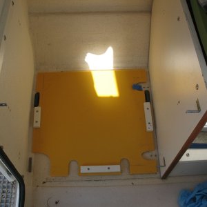 panel open with new base