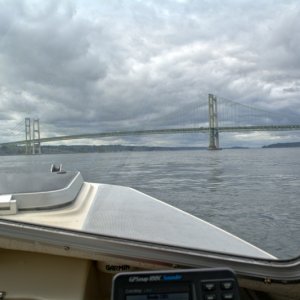 Approching Tacoma Narrows after a nice run down Colvos Passage