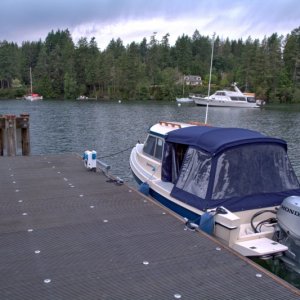 Now at high tide, a plus 15. An 18 foot differential between low and high tides today! Check out the same pilings 6 photos earlier at low tide.