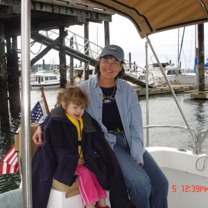 Tim & Julia's youngest daughter
 with Linda (ISLAND RANGER)