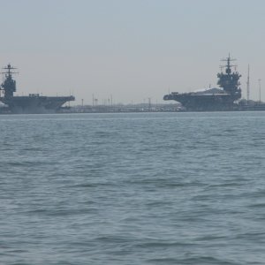 (Sea Angel) A few carriers home for a visit