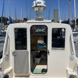 cockpit - radar led spreader and mast light