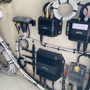 full simrad suite of electronics including full AIS and autopilot