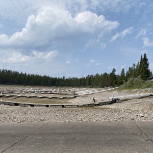 Jackson Lake, Colter Bay Marina dry